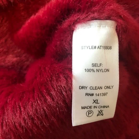 ASTR The LABEL Y2K Square Neck Puff Sleeve Fuzzy Faux Fur Crop Fitted Sweater XL - Picture 7 of 8